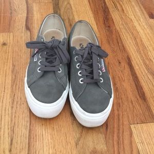 Platform superga shoes